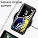 Galaxy Note 9 Case,Lilycase Armor Heavy Duty Hybrid Aluminum Metal Shockproof Military Shockproof Hard Cover for Samsung Galaxy Galaxy Note 9 Newest (Black)