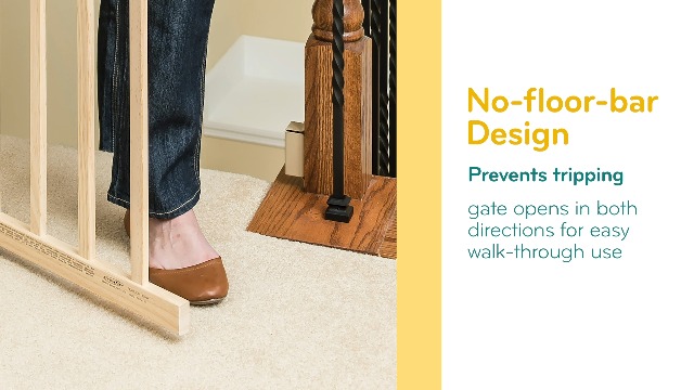 Evenflo, Top of Stairs, Extra Tall Gate, Hardware Mounted Baby