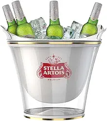Ruvolo, Balde Stella Artois para Garrafas de Cerveja, Balde para Cerveja e Gelo
