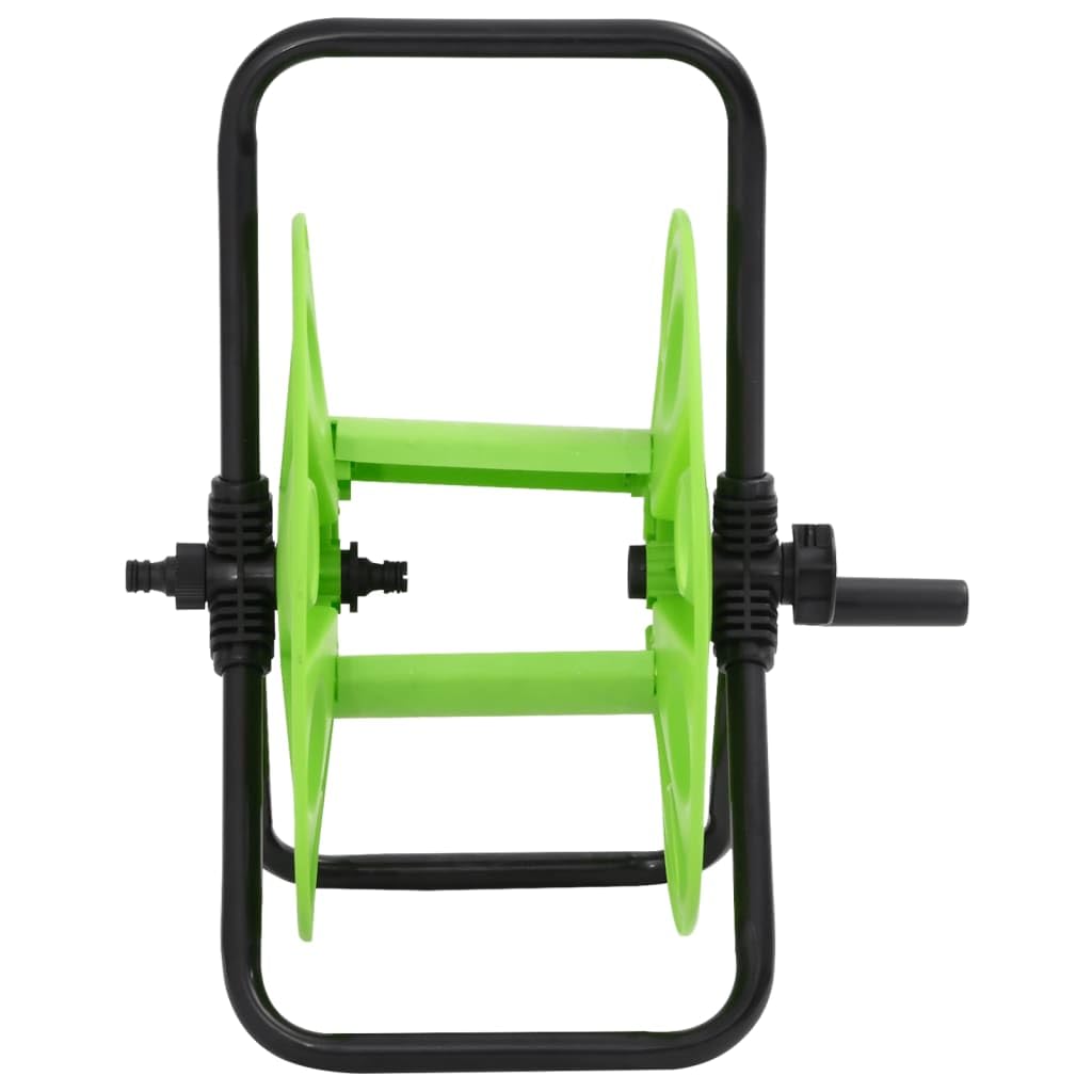 Home & Garden-Free - Carrete de manguera verde para manguera de 45 m 1/2 pulgada de acero