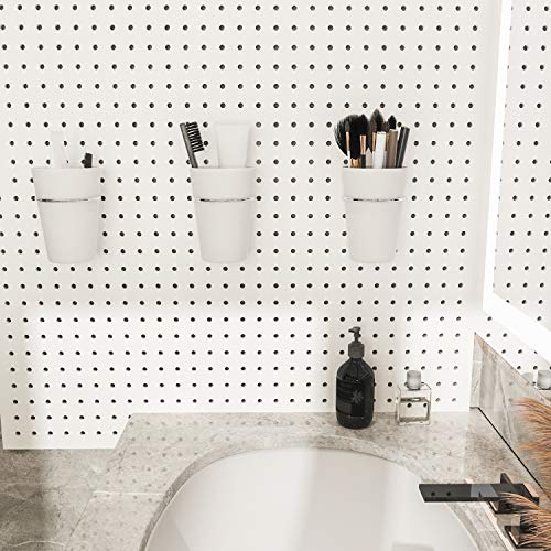 image for Kuhome 6 Sets Pegboard Hooks with Pegboard Cups, Ring Style Pegboard B
