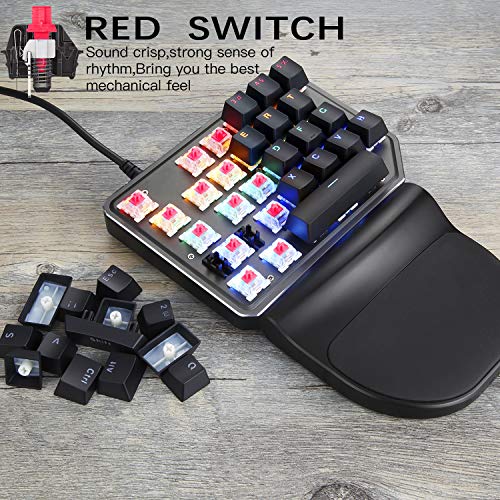 Teclado Mecánico Mini K27 MOTOSPEED USB miniatura 5