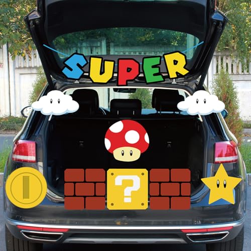 IMISHM Halloween Trunk or Treat car Decorations Cute Trunk or Treat car Decorations for SUV Halloween Garage Door Decorations