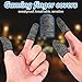 8PCS Anti-Sweat Gaming Finger Sleeves, Ultra-Thin Nylon Thumb Sleeves, Breathable Touchscreen Gloves for Most Gamers Mobile Gaming Enhanced Control in PUBG, COD, Free Fire