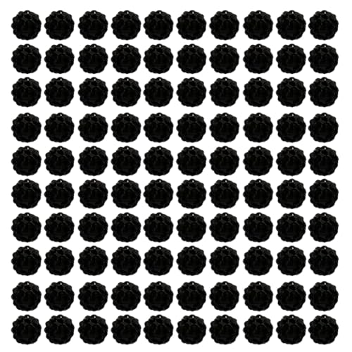 100pcs Crystal Beads Sparkling Disco Ball Bead Rhinestones Jewelry Accessories