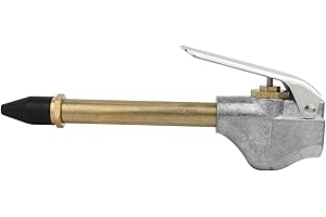 Milton S-153 1/4" NPT Lever Style Air Chuck Blower Nozzle for Cleaning,...