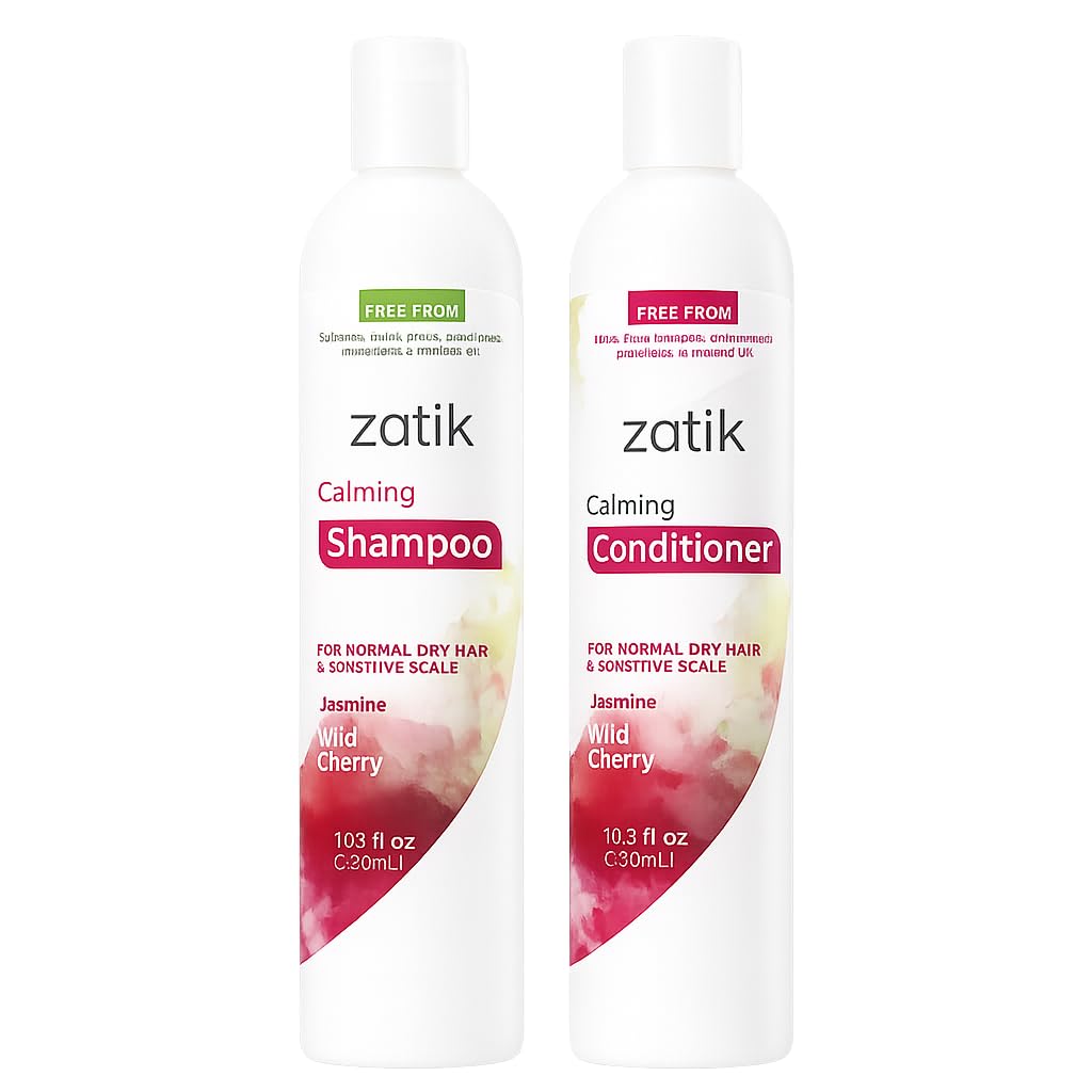 Amazon.com : Zatik Naturals - Calming Shampoo + Conditioner Set