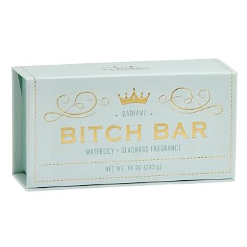 San Francisco Soap Company Btch Bars | for Her | No Harmful Chemicals - Good for all Skin Types - Made in the USA | 10Oz | Waterlily & Seagrass