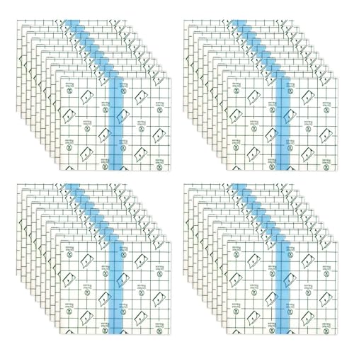 40 Stück Wasserdichte Fixieraufkleber, Transparente Folie, Selbstklebende Wasserdichte Folie, Elastische Pu-Folie, Geeignet Zum Duschen Und Sport