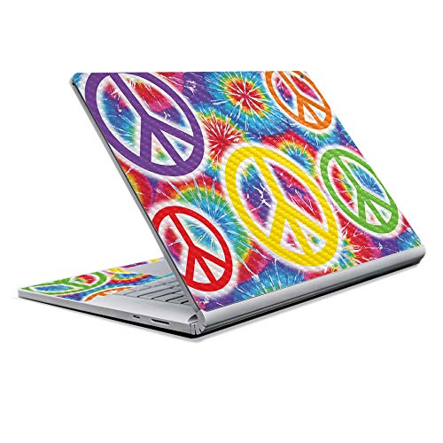 Image of MightySkins Carbon Fiber Skin for Microsoft Surface Book 2 13 inch (2017) - Peaceful Explosion,Protective, Durable Textured Carbon Fiber Finish,Easy to Apply, Remove,