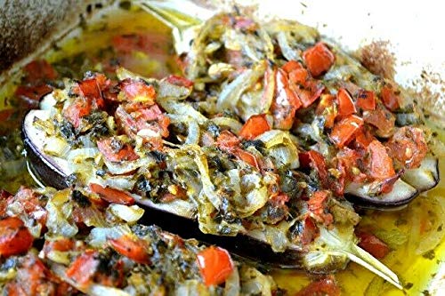 Miniatura 3 de Zergut Imam Bayeldi Berenjena Aperitivo 2 tarros de vidrio 19oz540g