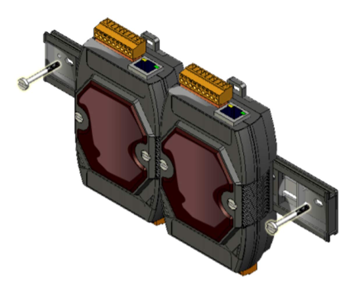 ICP DAS USA ET-7252 Modbus TCP Based Ethernet I/O Module with 2 Ethernet Ports for Daisy-Chain Networking, with 8-Channel Digital Input with Counter and 8-Channel Digital Output