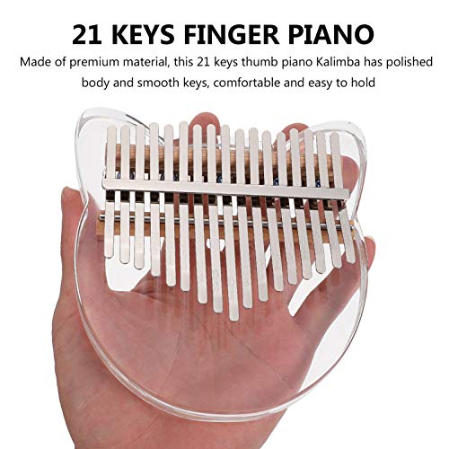 BIENKA 21 Touches Kalimba Pouce Piano Acrylique Transparent Mbira Doigt Piano Instrument de Musique Cadeaux for Enfants… - Les Beatles, Paul McCartney, John Lennon, RIngo Starr, George Harrison BIENKA 21 Touches Kalimba Pouce Piano Acrylique Transparent Mbira Doigt Piano Instrument de Musique Cadeaux for Enfants… – Image 4