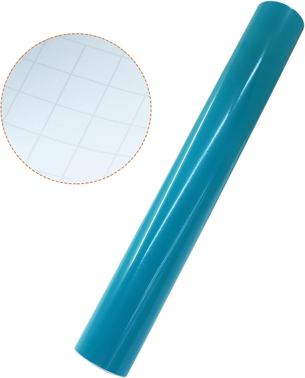 Luomorgo Teal Permanent Vinyl Roll, 12" x 5FT, 1 Roll