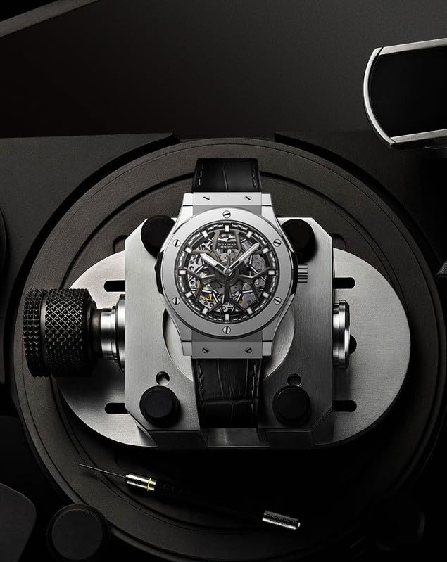 Image of Giordano Automatic Watch for Men - Round Dial, Stainless Steel Case, Transparent Mechanical Movement, Luminous Hands, Black Leather Strap