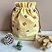Little sweet bear handmade bag for makeup-cosmetic-Gift bag Size 8-9