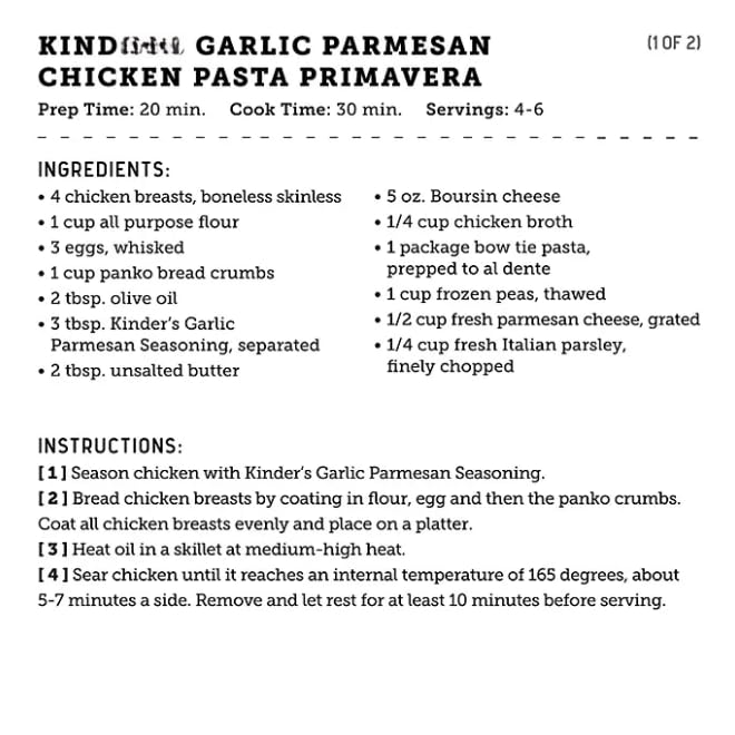 Garlic Parmesan Seasoning, 9.1 oz (9.1 Ounce (2 Pack))