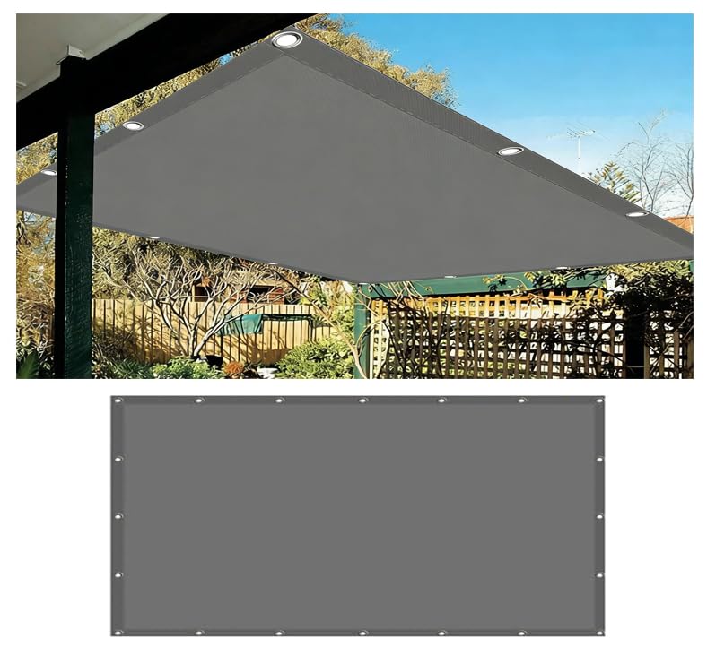 HNBFKD Voiles Ombrages Imperméable Rectangulaire Bâche Dombrages 3x4.5m Exterieur Résistant aux UV Toile Ombrage Auvent pour Patio Terrasse Extérieur avec...