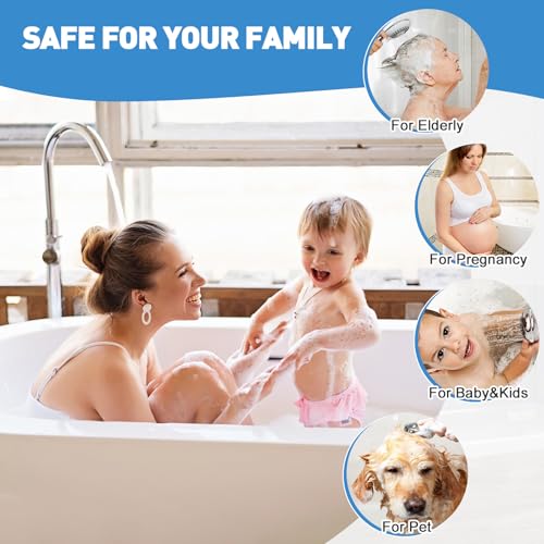 Image of Square Shower Mat Non Slip: 36 x 36 Inch Extra Large Shower Mats with Drain Hole in Middle - PVC Loofah Anti Slip Shower Floor Matt for Inside Shower