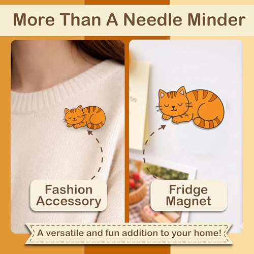 Image of Kraftex Magnetic Needle Minder. Needleminder for Embroidery & Sewing. Cute Needlepoint Accessories. Magnetic Needle Holder for Cross Stitch. Cute Magnet Pin Gift