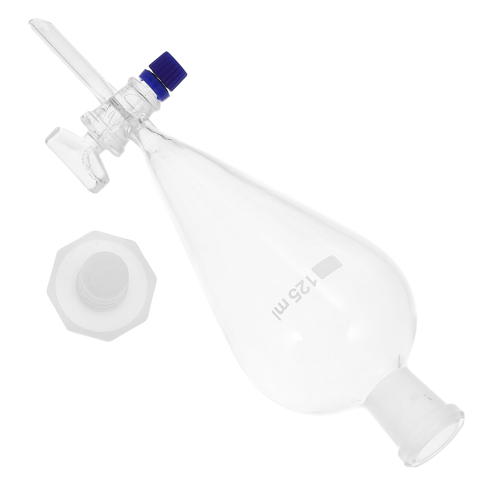SOLUSTRE Birnenförmiges Leck Birnenförmiger Scheidetrichter Zylindrischer Scheidetrichter Becherglas 1000ml Konischer Scheidetrichter Scheidetrichter-kit Hohes Borosilikat Fangen