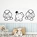 Produktbild LSMYE Modemuster Home Decoration Pvc Wandtattoos Wohnzimmer Wandbild Tapete Schöne Kinderzimmer Aufkleber Pink L 57cm X 20cm