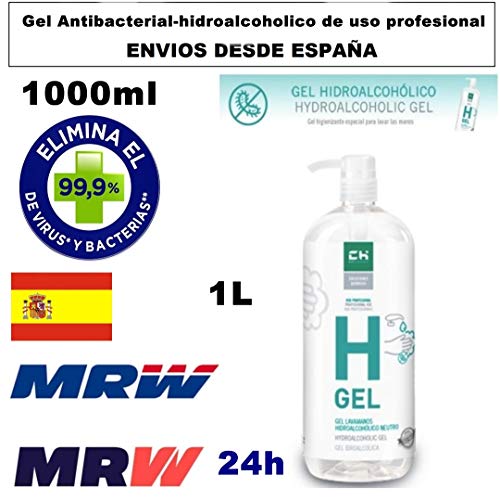 Gel desinfectante higienizante para manos de uso diario.