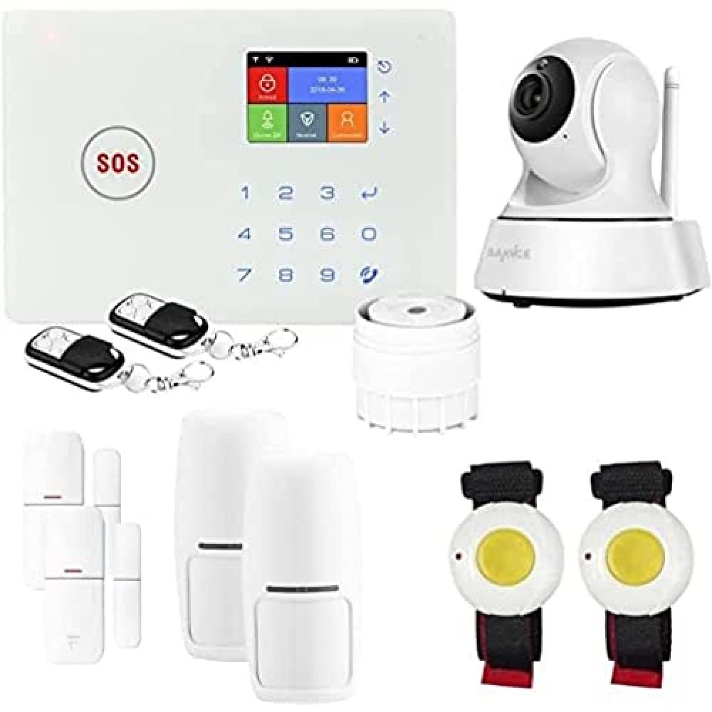 Senior WiFi i GSM Amazon zestaw alarmowy bezprzewodowy podłączony dom i kamera WiFi - Lifebox