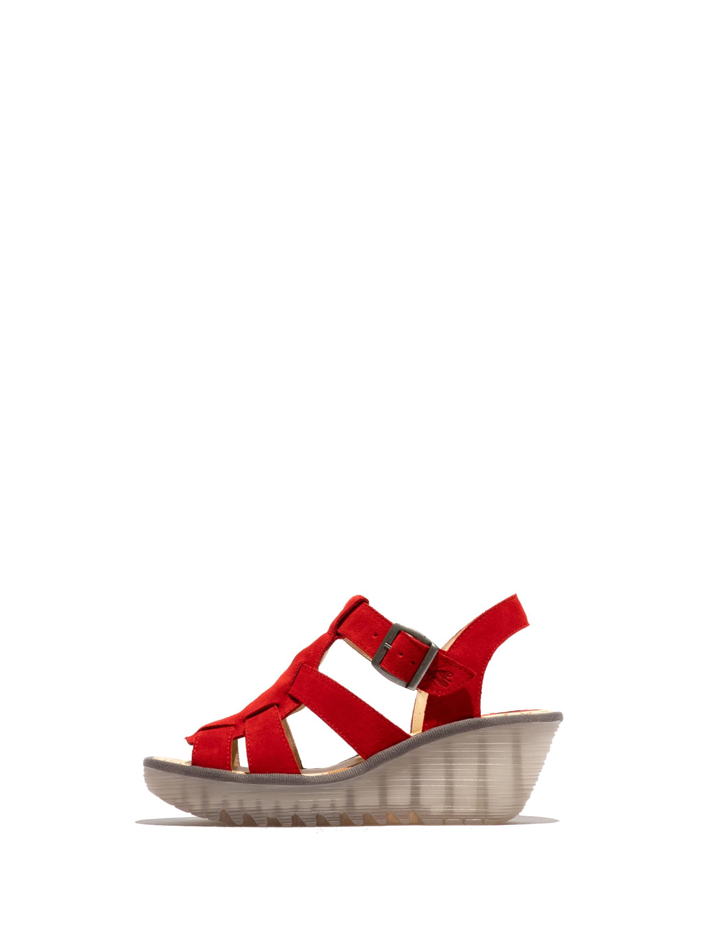 Fly London YILK620FLY, Sandal Women's Fashion Shoes, SCARLET, 7