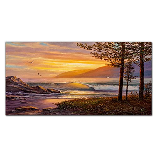 Crédence de cuisine décorative Waves Sunset pour moderniser la pièce - 2
