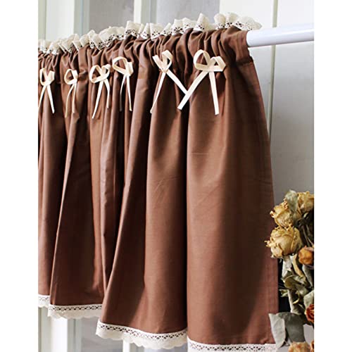 Cenefas de ventana de tacto suave y pesado para decoración de baños 5