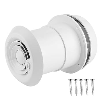 Ceiling Exhaust Fan, 24V Adjusatble Height Waterproof Top Mounting Typed Rv Roof Air Vent Dustproof Low Noise Energy Saving for Car Rv ATV for Rv Bus Yacht