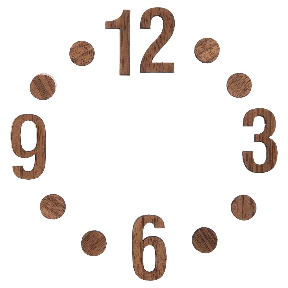 BESPORTBLE Juego de números de reloj digital de madera números de reemplazo número romano para bricolaje reloj de pared artesanía reparación de accesorios de reloj