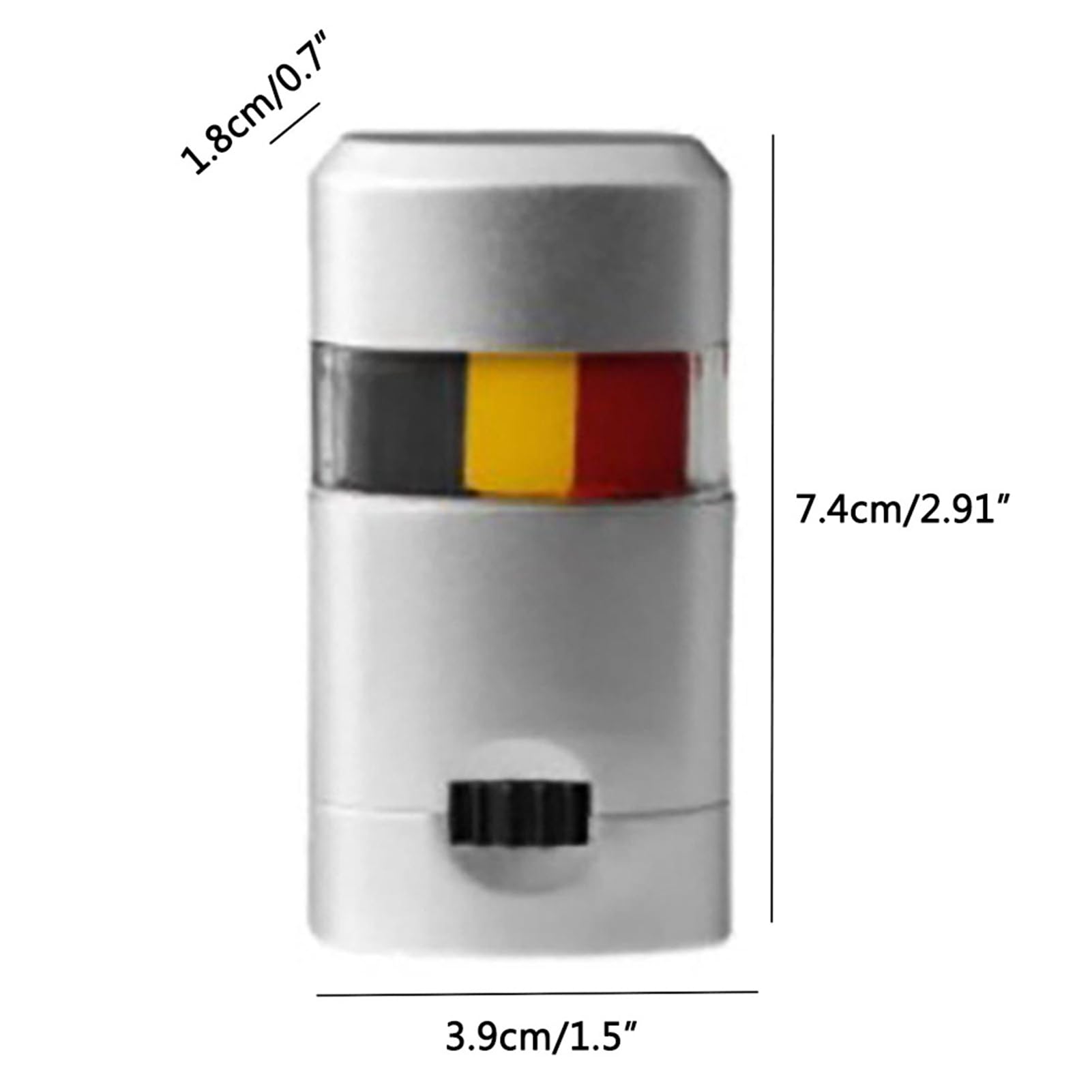 Face Paint Stick for Sports Games - Cheer Flags Crayon Peinture du Visage et du Corps, Stylo de Maquillage à Base d'eau événements Football, kit de Tatouage temporaire (Belgique)