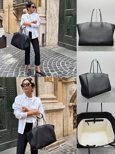 Cowhide Bag Minimalist Retro Tote Bag Niche High-end Genuine Leather Handbag Women3