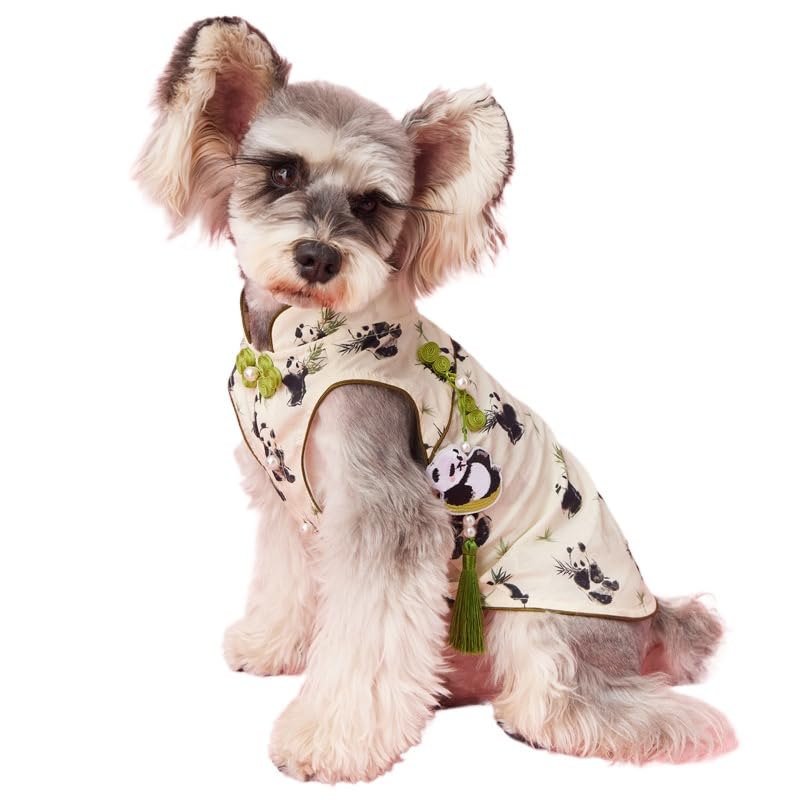Vestido para perros estilo chino Panda XXL