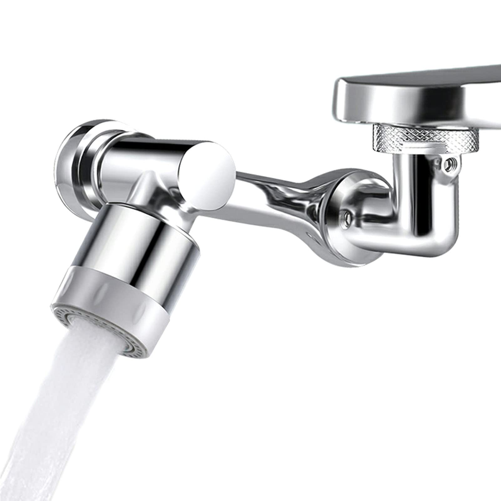 Extensor de aireador de grifo giratorio de 1080°, grifo de filtro de salpicaduras universal para baño, extensor de grifo de baño de doble función para hacer gárgaras y lavado de ojos, grifos burbujead