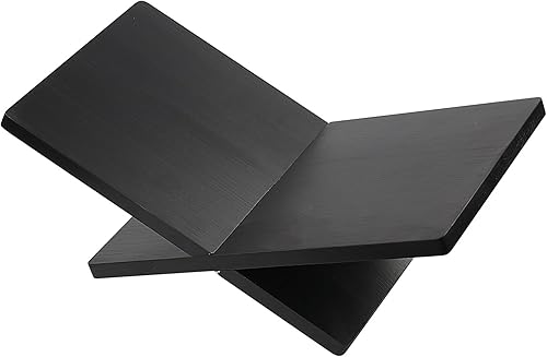 Miniatura 8 de Soporte para libros para lectura, soporte de libros de madera maciza para libros abiertos y cerrados, libros de cocina, revistas, libros de texto