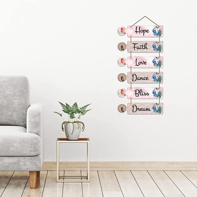 Image of Wall Art Wooden Wall Hanger for Living room|Bedroom | Home Decor (Sky)