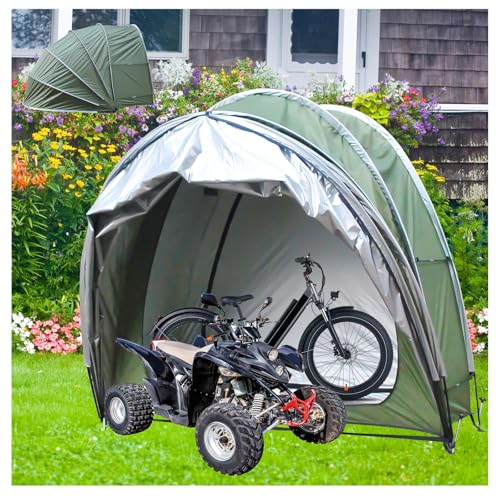 Tienda para bicicletas de exterior impermeable con puertas dobles