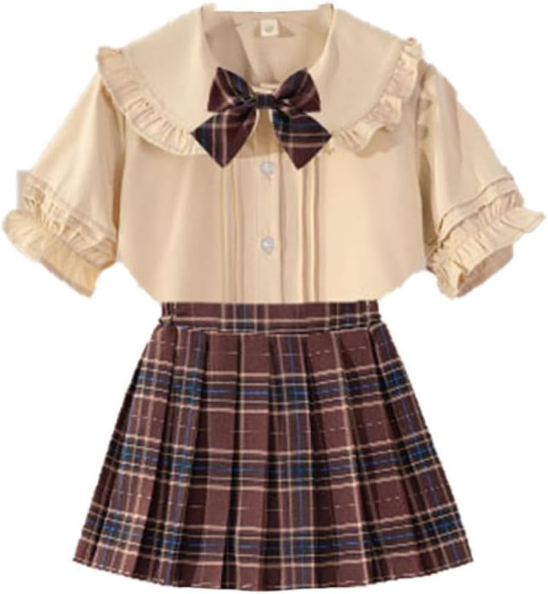 リズリサ ブラウンチェックワンピース 起毛d. i.a柄 秋冬物 森ガール