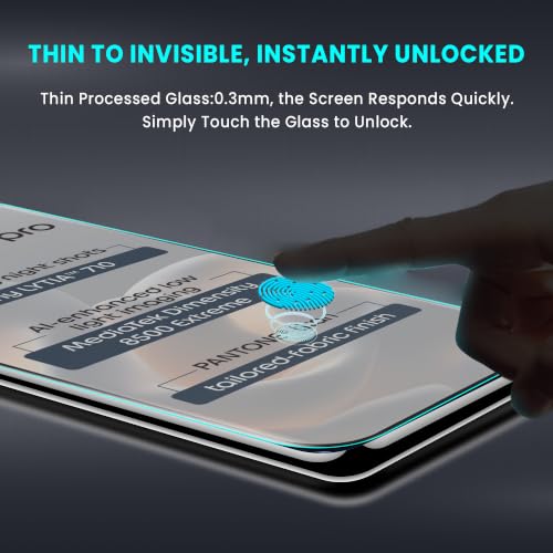 Image of ArmourPro 2 Pack Matte UV Tempered Glass for Motorola Edge 70 Pro and Edge 70 Fusion, Premium Curved Screen Protector with Anti-Glare Finish, Edge-to-Edge Coverage, Fingerprint Friendly and Case Friendly