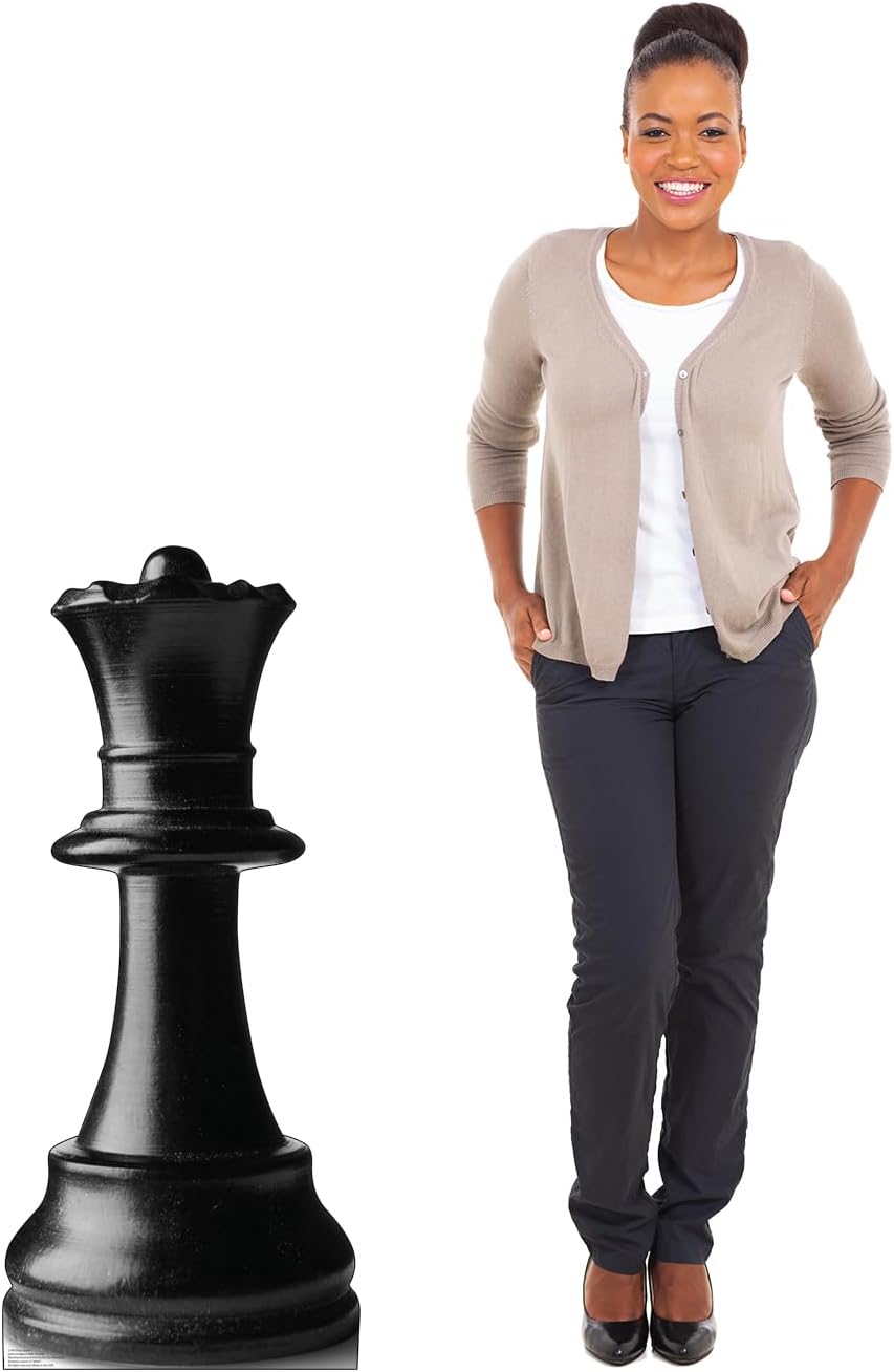 Cardboard People Chess Queen Life Size Cardboard Cutout Standup