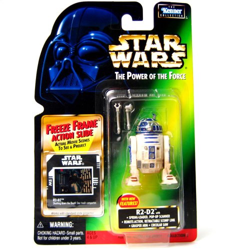 Star Wars: Power of the Force Freeze Frame > R2-D2 with Pop-Up Scanner (Imperial Slide Variant) Action Figure