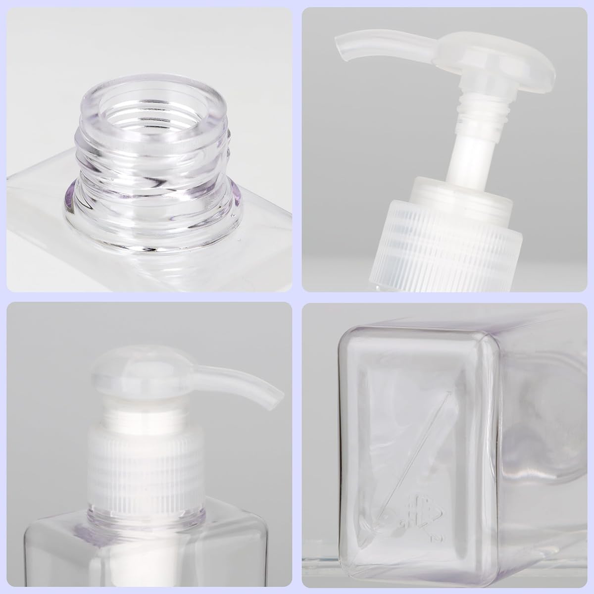 Amazon｜シャンプーボトル ポンプボトル 2本/4本セット 100ml/150ml