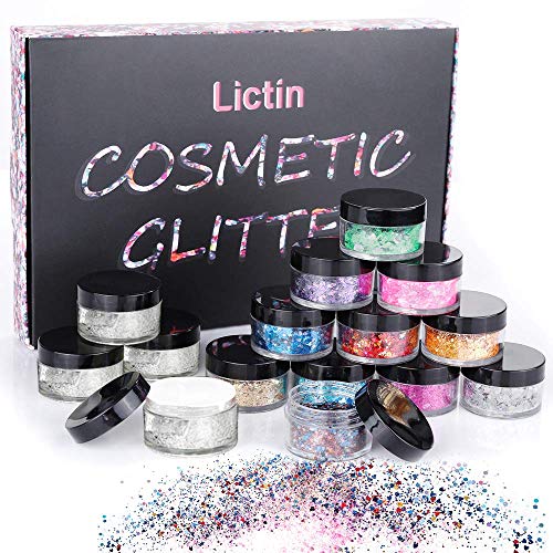 Maquillage Paillettes Set, Lictin 11 Boîtes...
