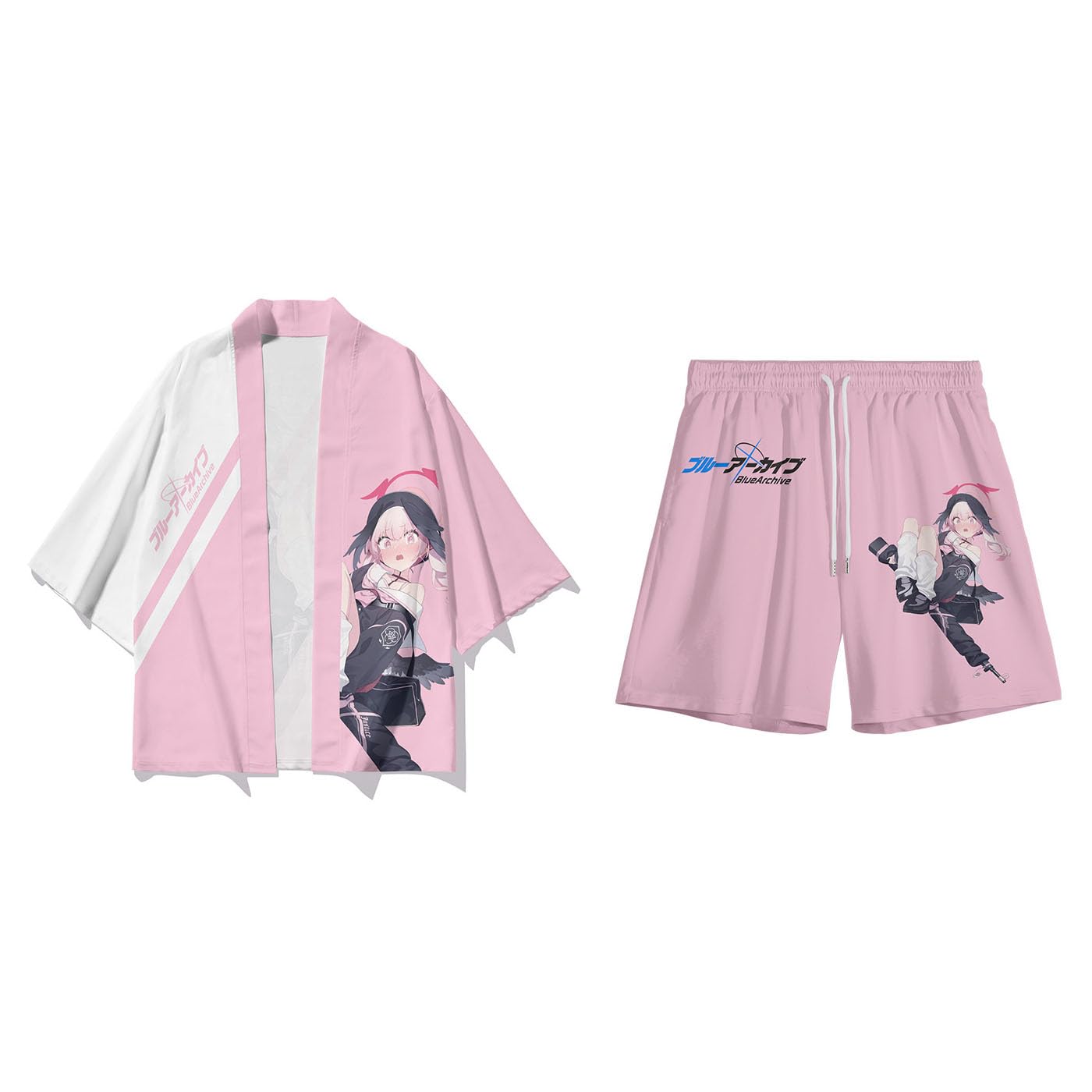 Amazon.co.jp: ブルアカ コハル Tシャツ パンツ 羽織 半袖 