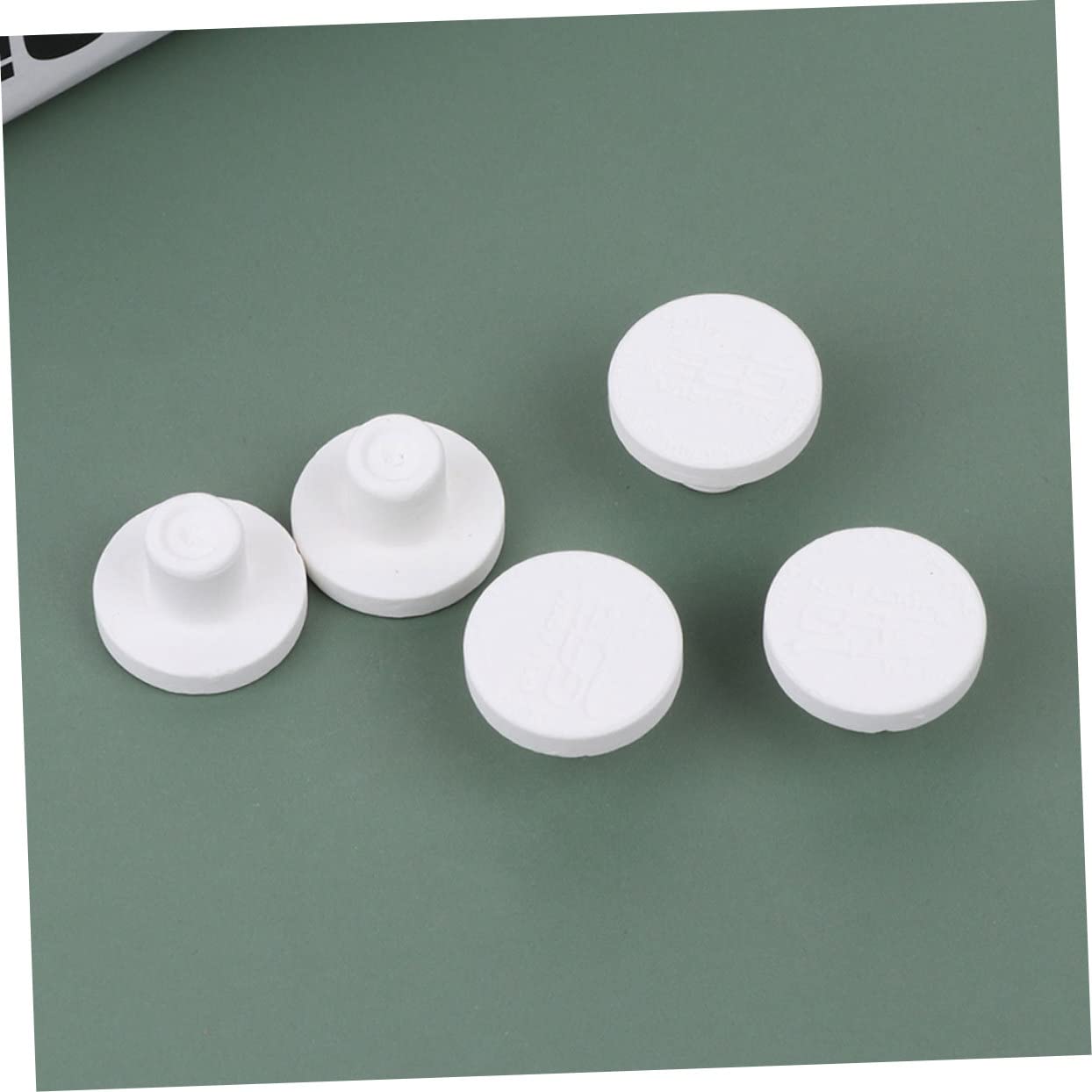 10 Supports En Céramique Pour Aquarium FUTUREORYY - Pour Boutures De Coraux, Plantes - 5x5 Cm, Blanc