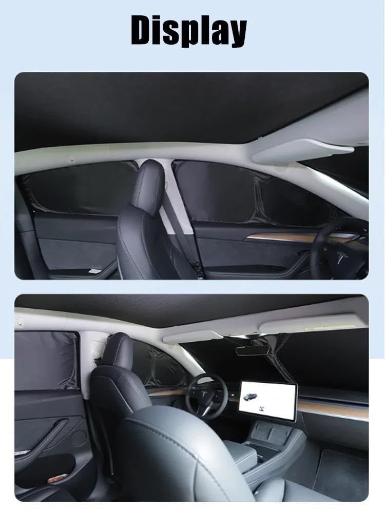 Sonnenschutz Auto Autofenster-Sonnenblende für MG EHS HS AS23 MK1 2018~2024 Pilot Privacy Mesh Sonnenschutzschild Blockiervorhang Sonnenblende Vorne(Side Window 4pcs,Pre-Facelift)