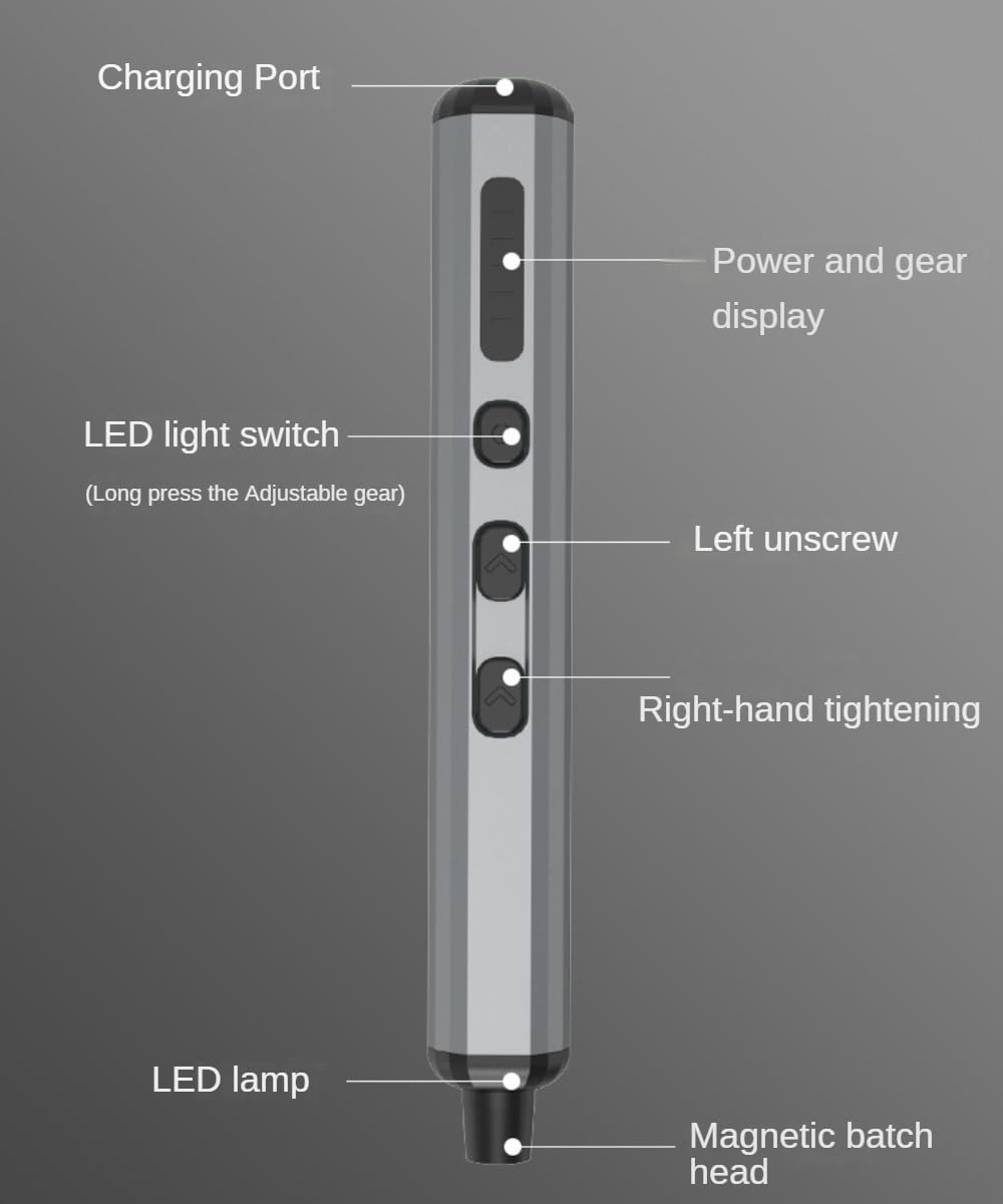 Amazon | SHUNKYANG 電動精密ドライバーセット 68in1小型ドライバー